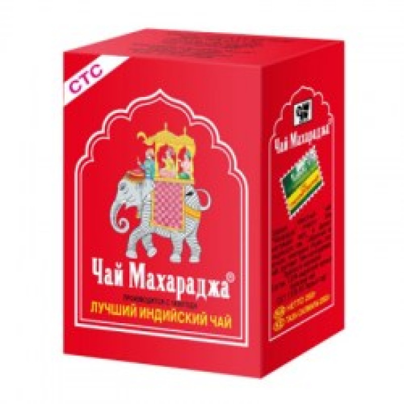 MAHARAJA TEA Finest Indian Tea, Maharaja Tea (ЧАЙ МАХАРАДЖА Лучший Индийский Чай, чёрный гранулированный, Махараджа чай), 100 г.